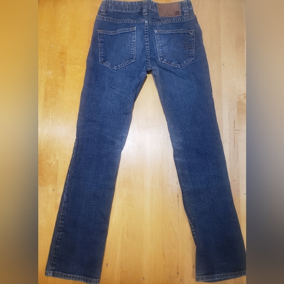 DC Slim Fit Dark Wash Button Up Jeans Size 26 - Picture 2 of 10